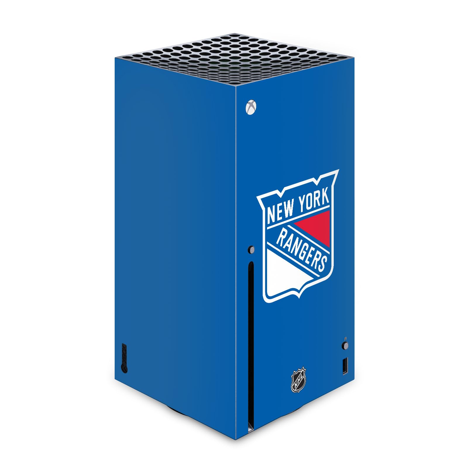 Head Case Designs sous Licence Officielle NHL Plaine New York Rangers Vinyle Autocollant De Jeu Peau Autocollant Couverture Compatible avec Xbox Series X Console
