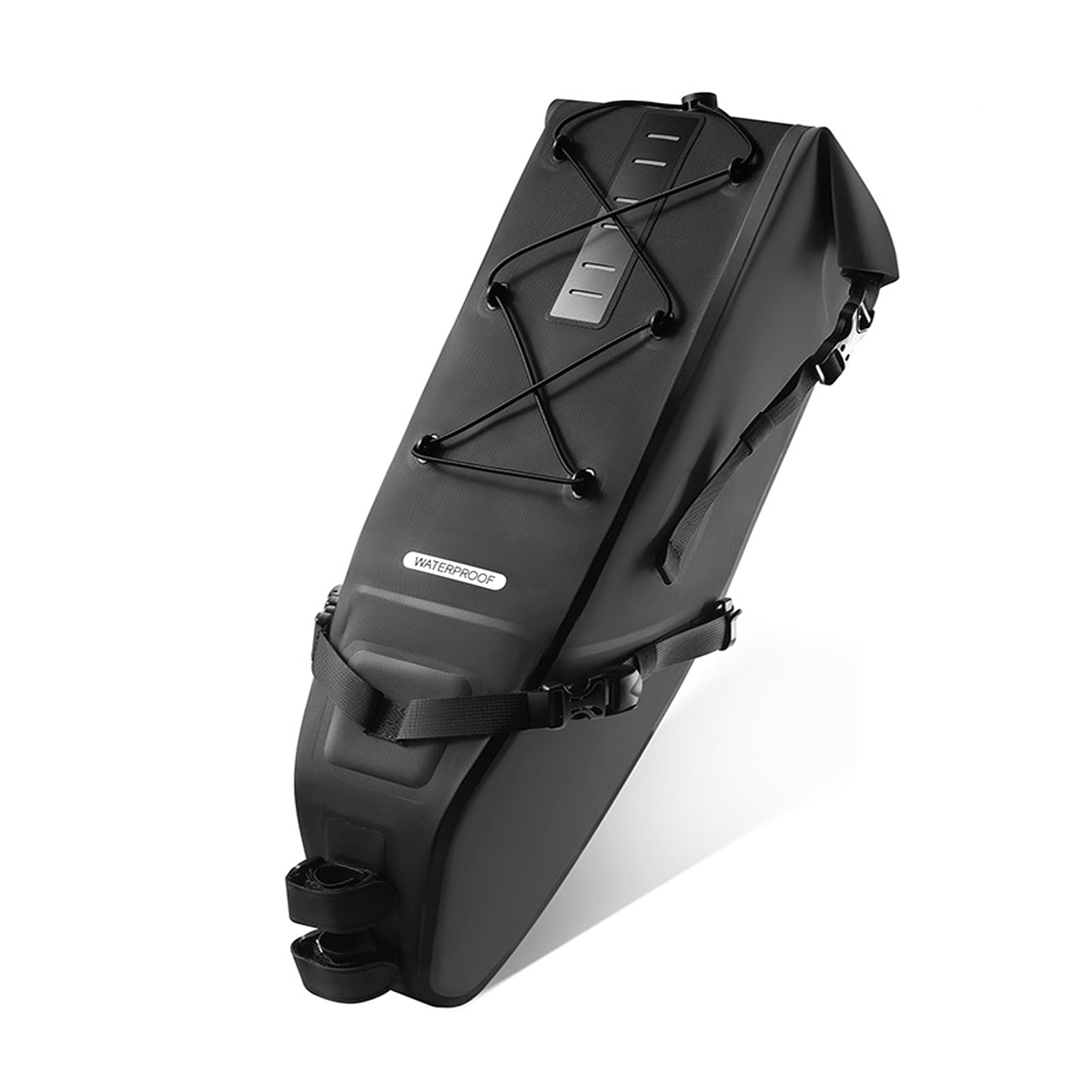 mingzhe Borsa Posteriore Antipioggia per Bicicletta, Grande capacità 14 Litri, Borsa da Ciclismo Sotto il Sedile, Resistente Ai Graffi, Resistente All'usura, con Guarnizione Super (10-14 litri)