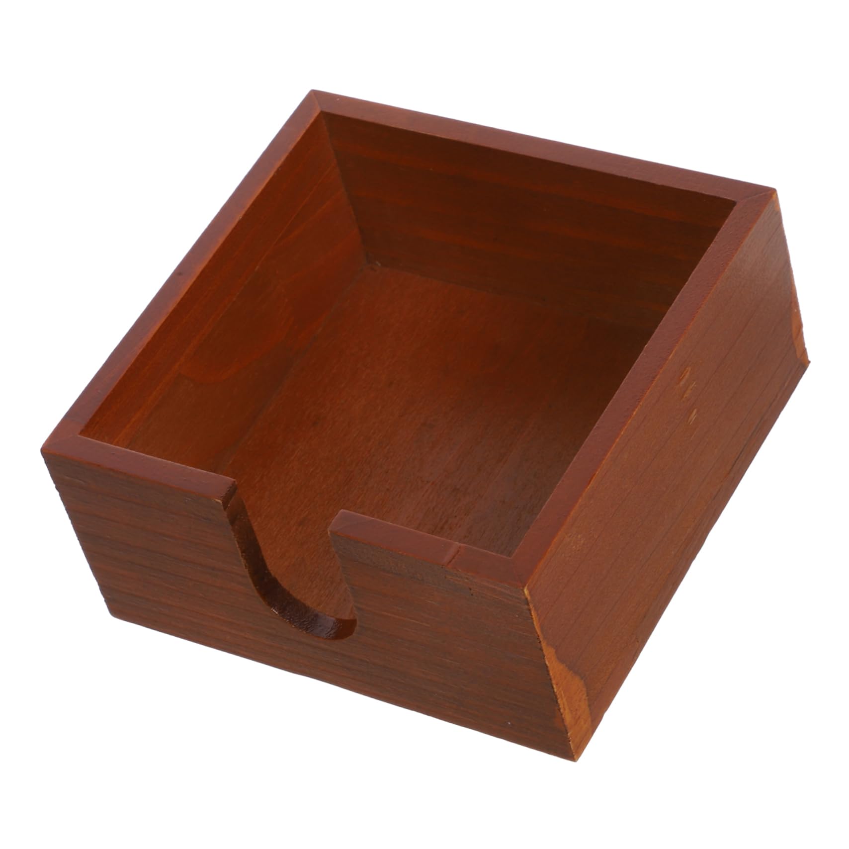 Cabilock 4piezas Dispensador De Servilletas De Madera Apertura Lateral Organizador Cuadrado De Servilletas Para Mesa De Comedor Cocina y Restaurante