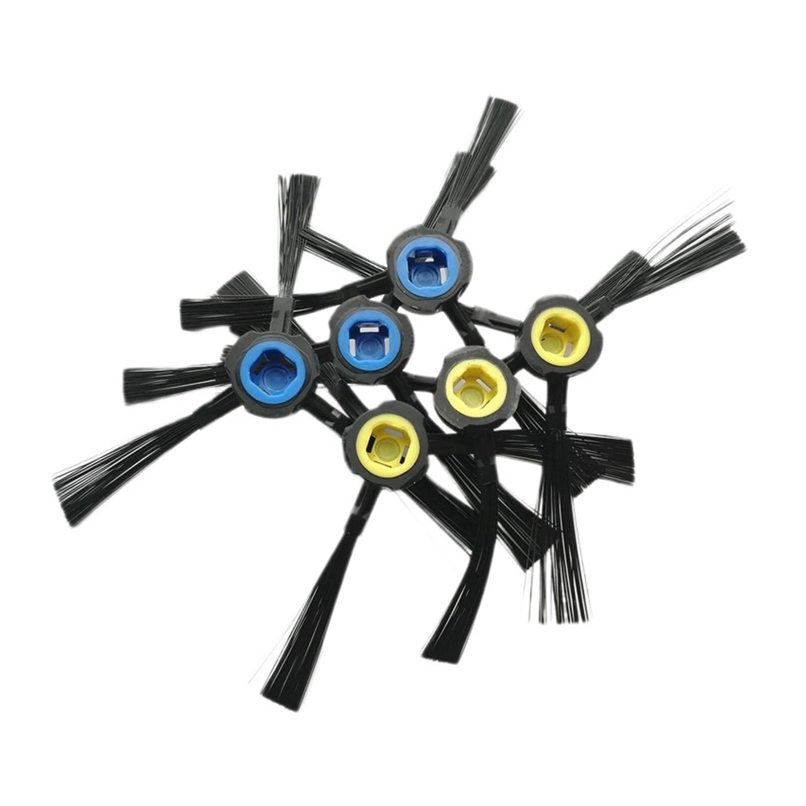 FBSUDHDSKPQ Robot vacuum side brush，Compatible for ZACO，Compatible for ILIFE，A7 A9s A10s A80 Plus L100 B5 Max V9e V8S V80 V8c V85 V8e V8 Plus(6pcs)