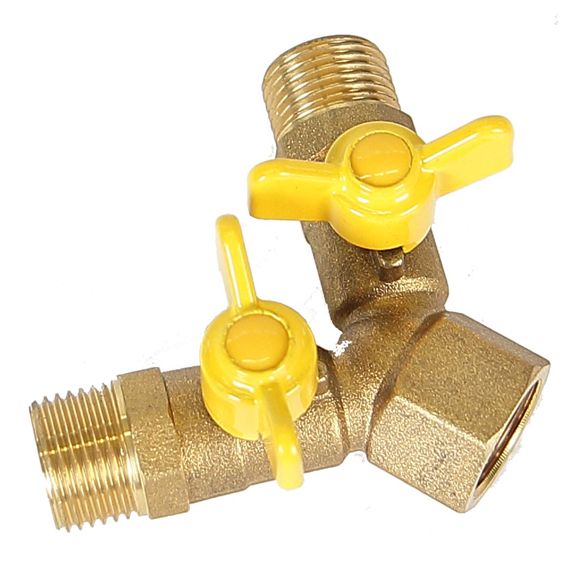 Splitter Y 2 vie per tubi di ingresso, 1/2' AG per 2 connettori (YV08)