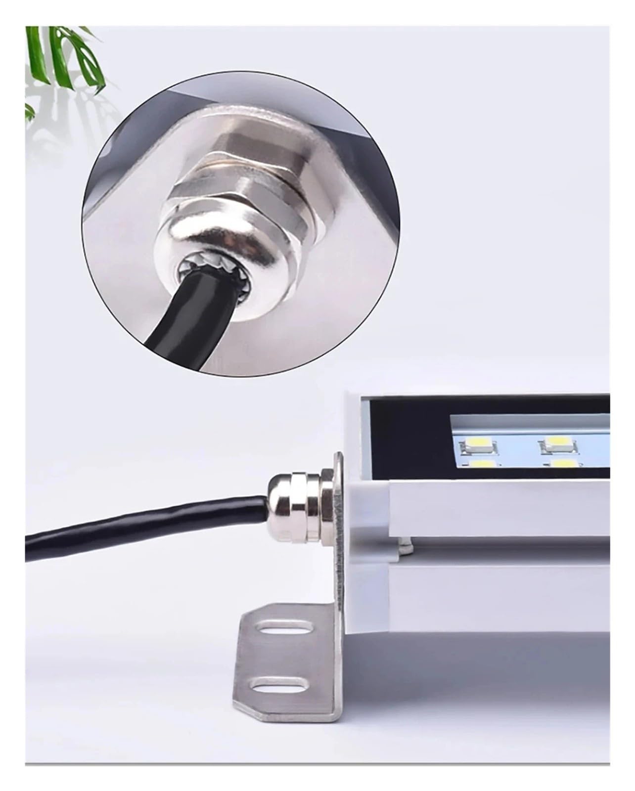 Lampa LED Do Tokarki CNC 22-53CM AC/DC Stop Aluminium