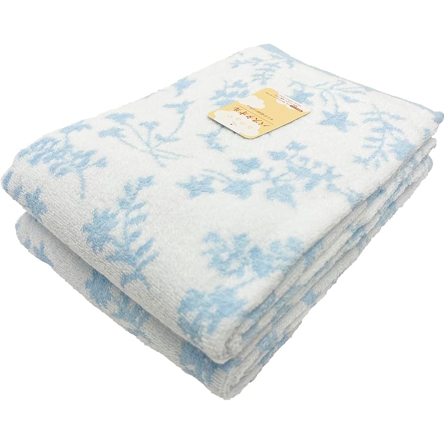 Amazon｜林(Hayashi) バスタオル 2枚入 約60×120cm 無撚糸