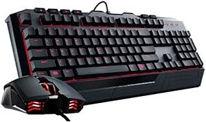 Cooler Master Storm Devastator II tastiera a Membrana + Mouse, Retro-Illuminazione Rosso, Nero/Antracite, Tastiera Italiana