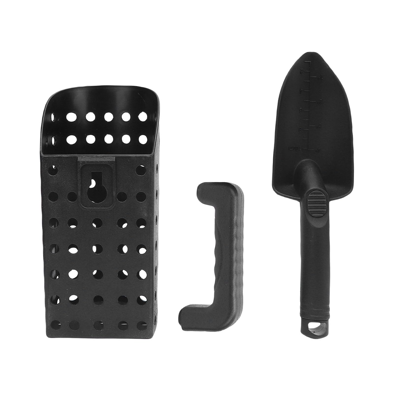 GADFISH Zandschep voor metaaldetectie, Heavy Duty Metaaldetector Strand Vindt Scoop, Roestvrij Staal Metaaldetectie Tool Graven Schop Snel Zeven Roestvrij Staal Schop