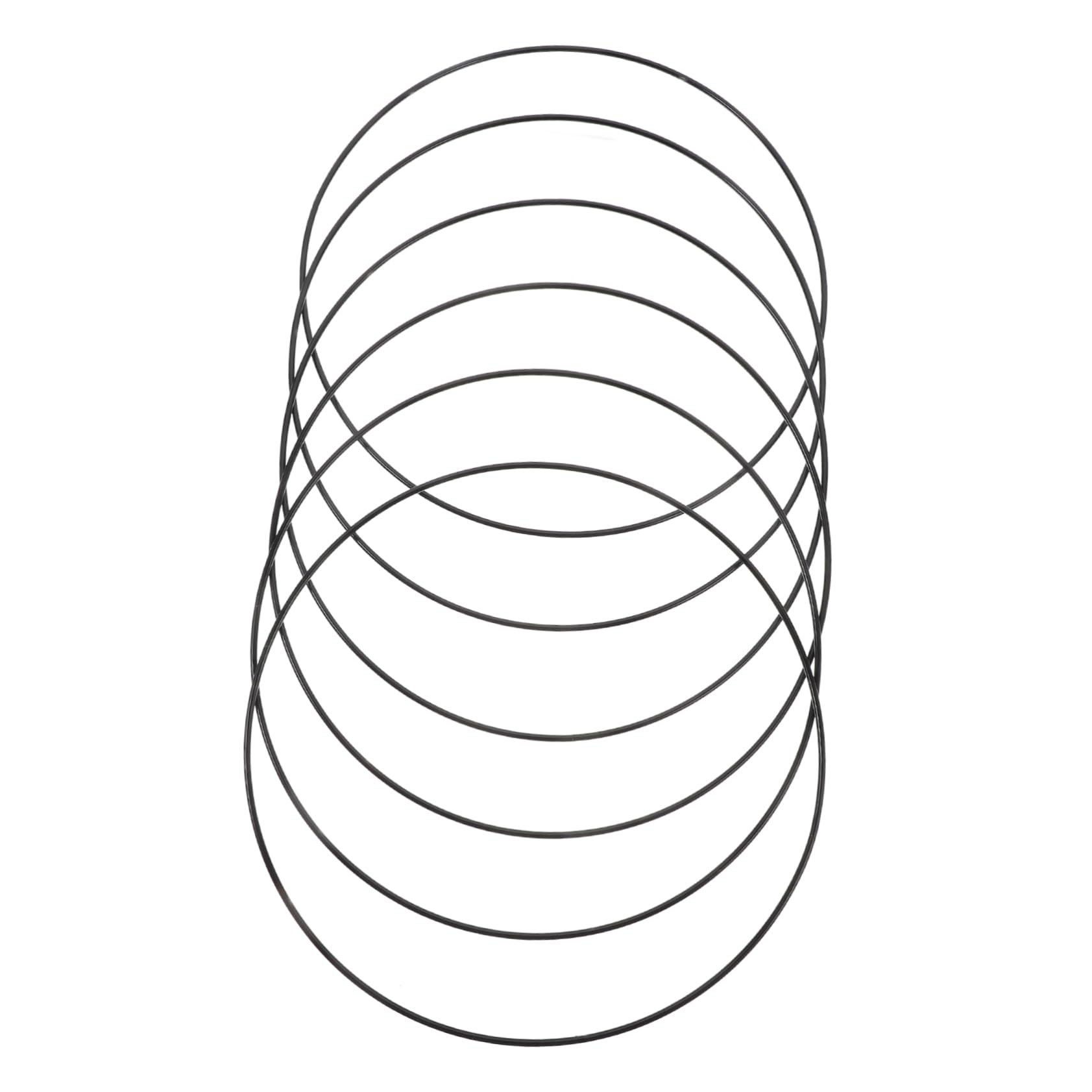 OSOLADY 6pcs Metal Craft for Dream Catchers Floral Wreaths Sturdy Hoops for Creative Decor Beginner-Friendly Wreath Frame for Macrame Projects