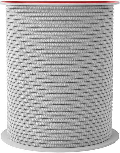 Miniatura 70 de Cuerda Mandala Crafts 0.03 pulgadas 109 yardas para hacer joyería, artesanía, macramé, cuerda de algodón encerado