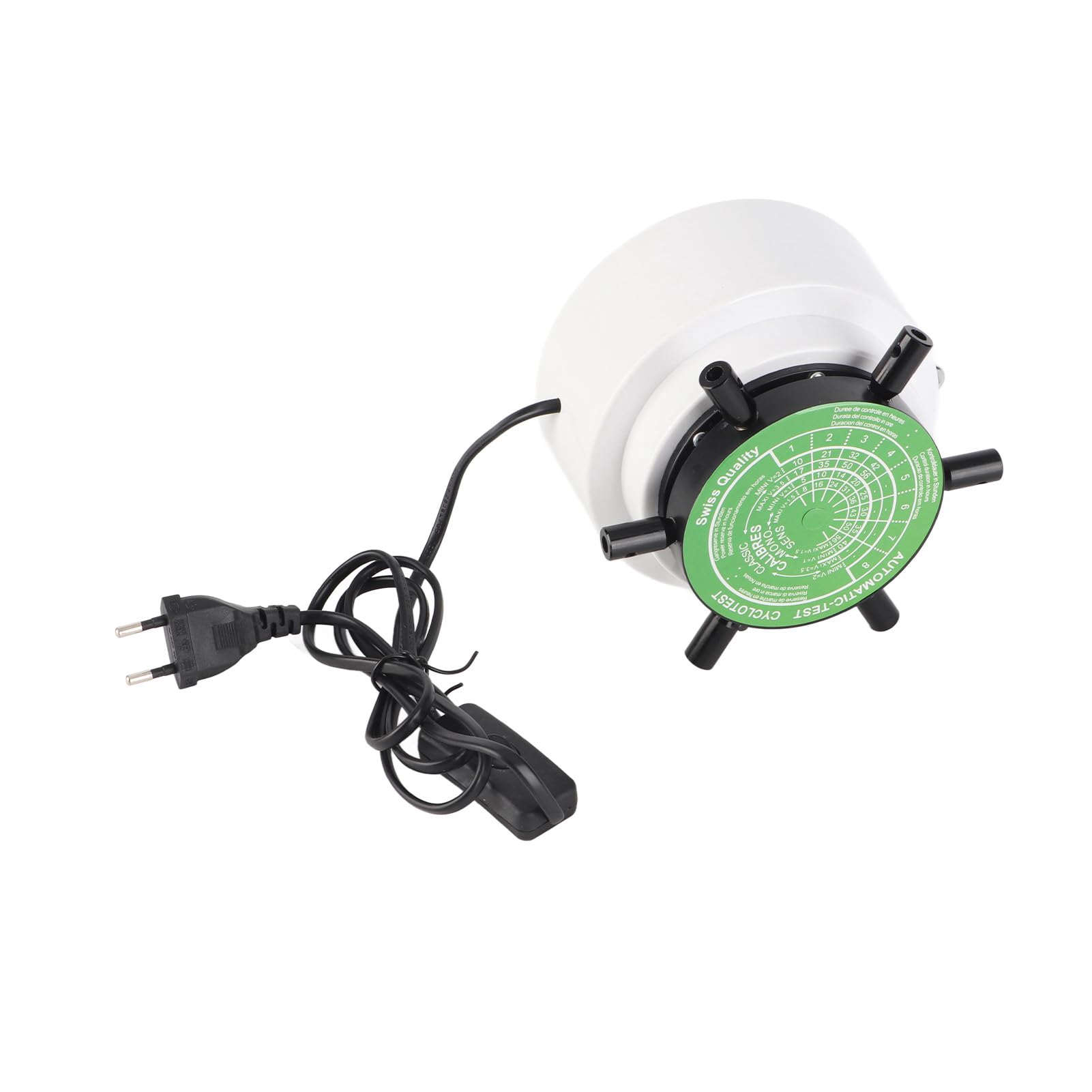 Máquina Bobinadora de Reloj, Bobinadora de Reloj Mecánica Automática, Herramienta de Reparación de Reloj con 6 Brazos de Aleación Desmontables para Reloj Mecánico
