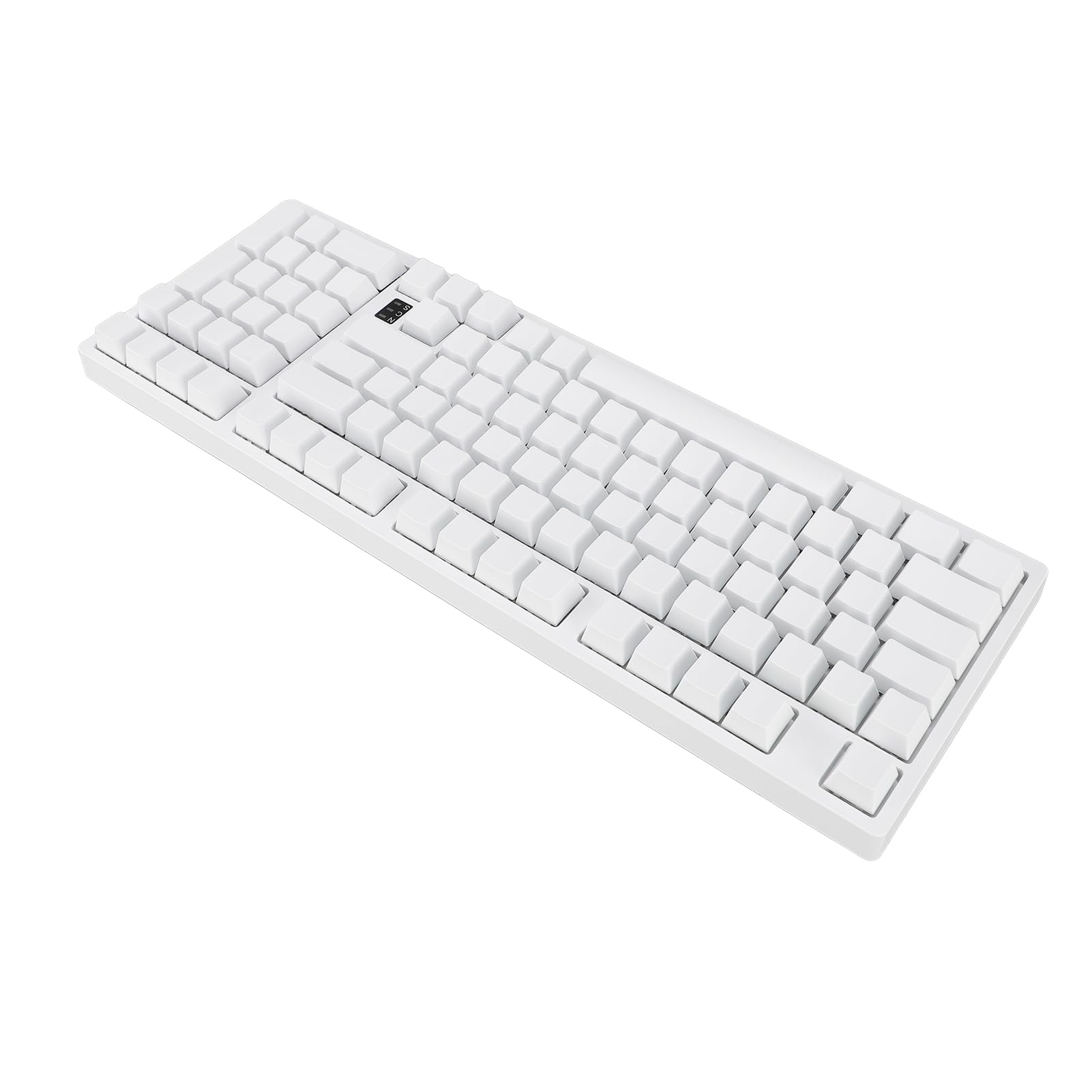 Tastiera da Gioco Meccanica Wireless con Luci RGB per Appassionati Portatile 98 Tasti Bianca Tipo C
