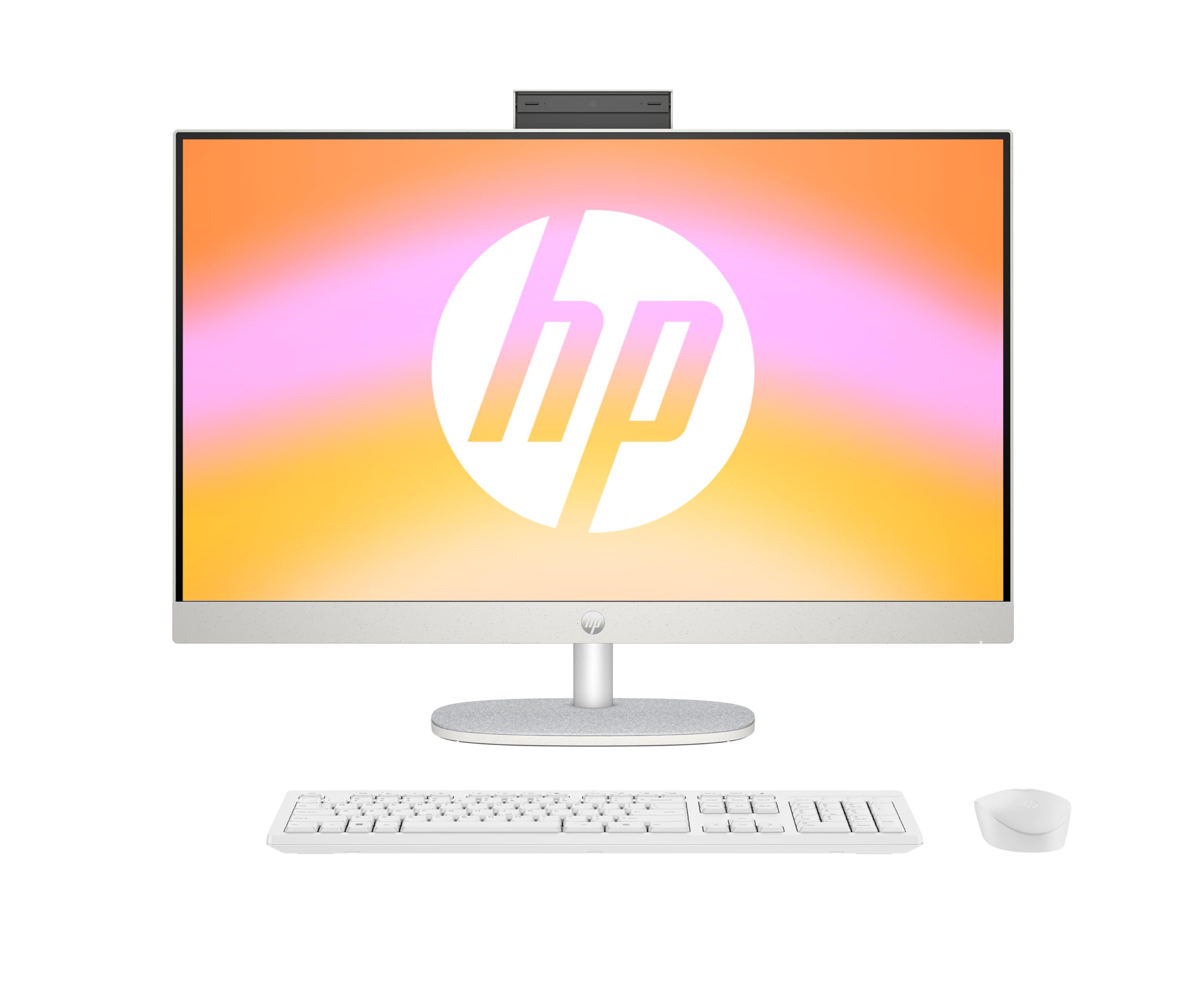 HP All-in-One Desktop-PC | 27" FHD Display | Intel Core i7-1355U | 16 GB DDR4 RAM | 1 TB SSD | Intel Iris X-Grafikkarte | Windows 11 Home | Weiß