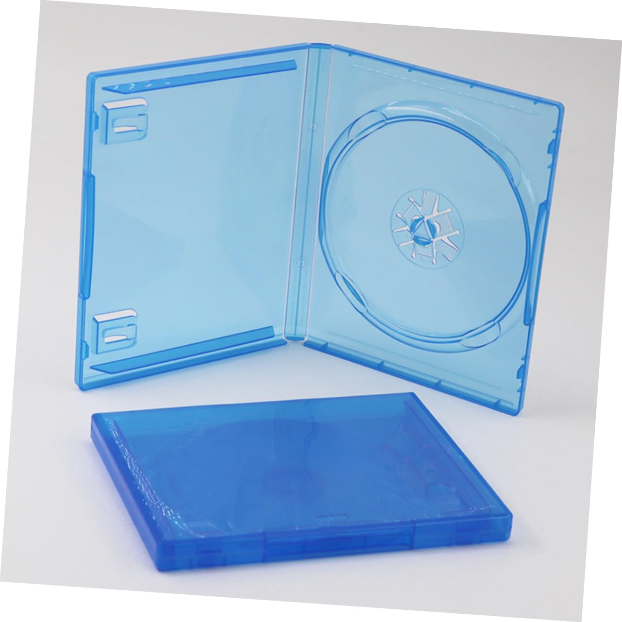 15pezzi Scatola Porta Cd Dvd Trasparente Da Custodie Compatte Per Dischi Per Viaggi Auto e Casa Protezione Contro Graffi e Collisioni