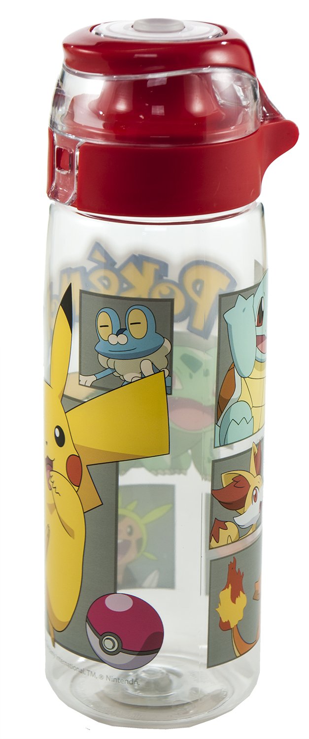 Amazon.com: Zak 25-oz Pokemon Water Bottle with Flip-Top Cap