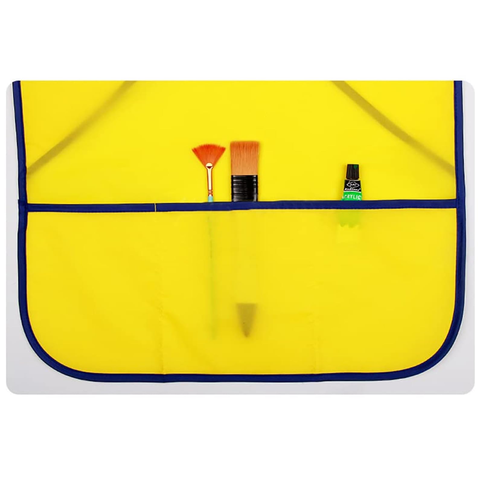 Tablier De Peinture Enfant Sans Manches - Imperméable Et Ludique Pour Artistes En Herbe
