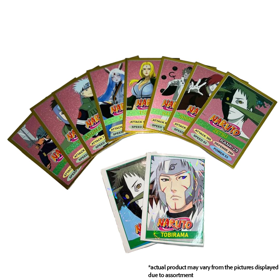Naruto Trump Cards: Gold UV Coated Cards for Playing and