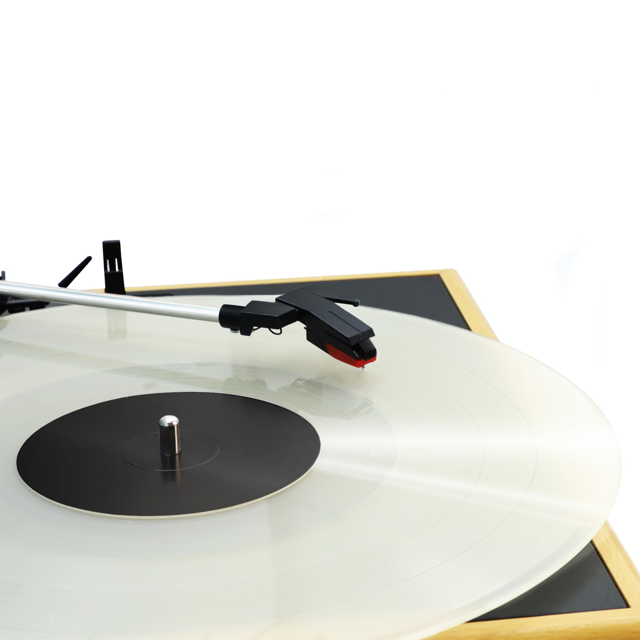 Metronic Platine Vinyle Bluetooth Vintage, Tourne Disque à 3 Vitesses 33, 45 et 78 Tours, Haut-Parleurs Intégrés, Finition Bois - 477360