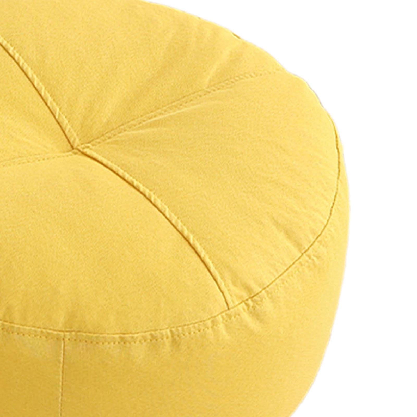 Round Floor Pillow Meditation Floor Pillow for Adults Kids Chair Studio Yellow|Home & Garden|Home Dacor> Pillows-image-26