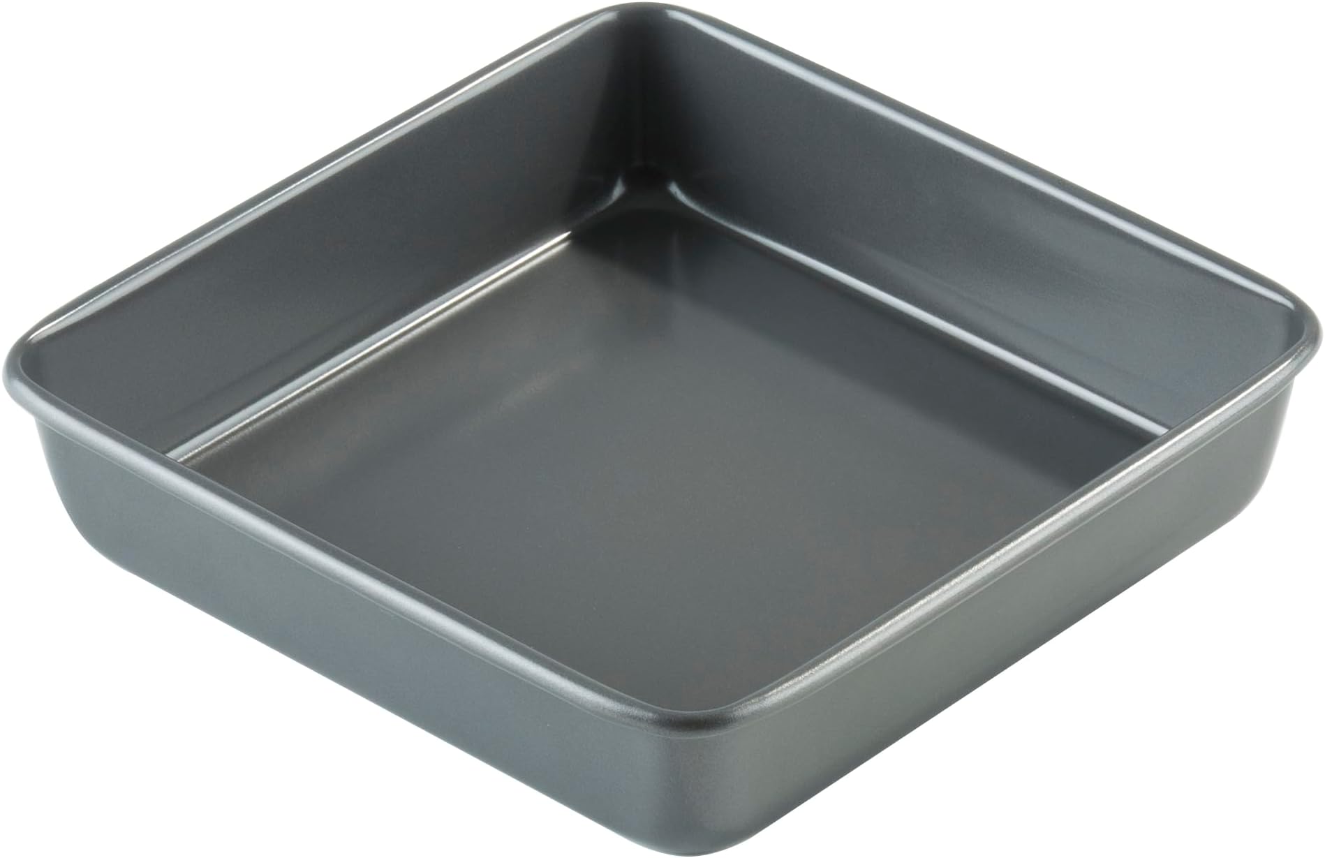 Prochef Square Cake Tin Premium Quality with Teflon's Silicone Coating, Black, 24cm