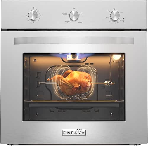 Empava 24 in. 2.3 cu. Ft. Single Gas Wall Oven