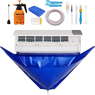 BOJACK Mini Split Cleaning Bag Kit with 2L High Pressure Sprayer, Air Conditioner Cleaning Kit, Air Duct Cleaning Kit, AC Cleaning Bag Fits Systems 38in - 48in Long
