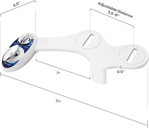 Miniatura 8 de Doble boquilla de limpieza Luxe Bidet Neo 180elite serie complemento con fuertes válvulas llave y mangueras de metal Neo 180
