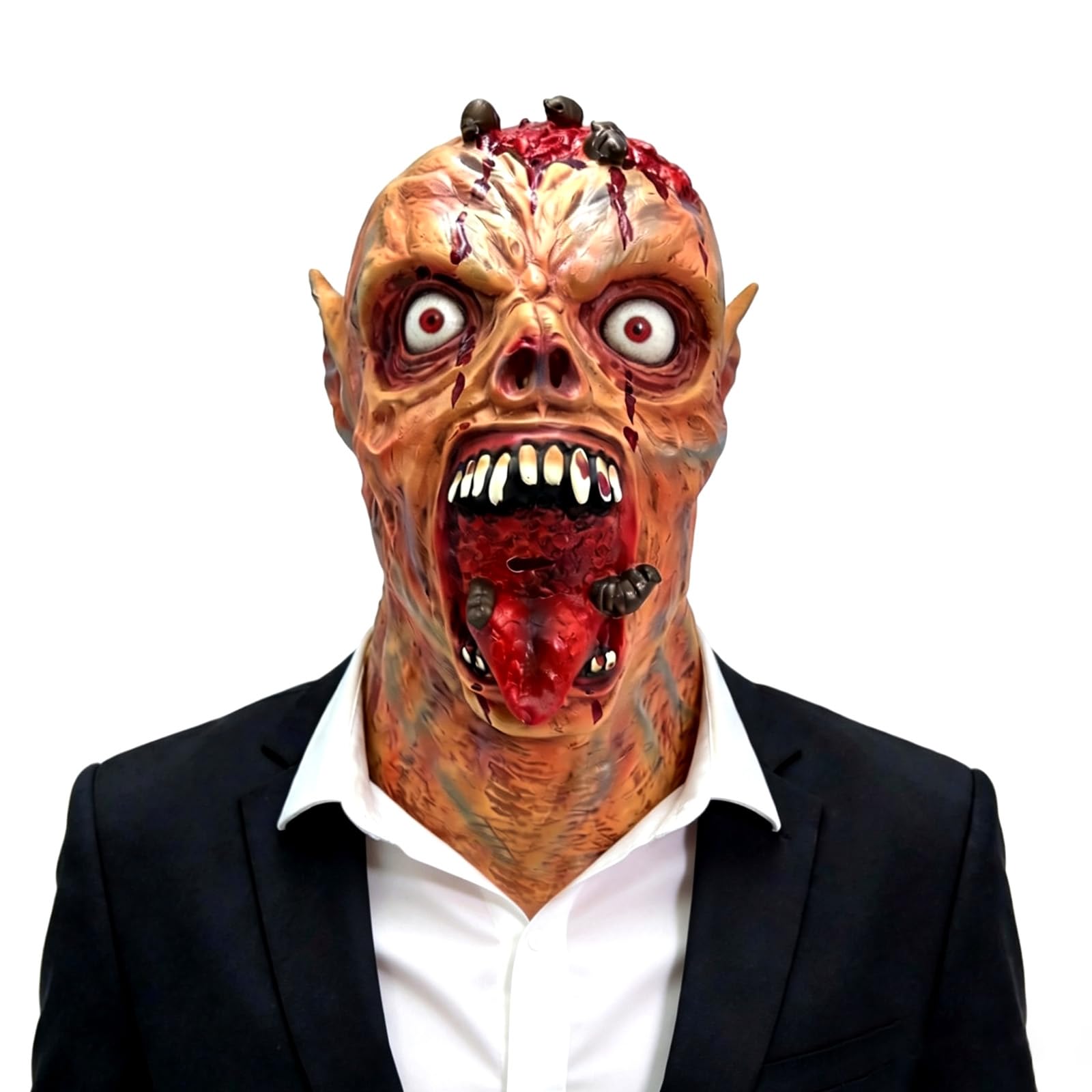 Halloween Mask Skull Mask Full Head Scary Mask for Costume Party (Color 5)