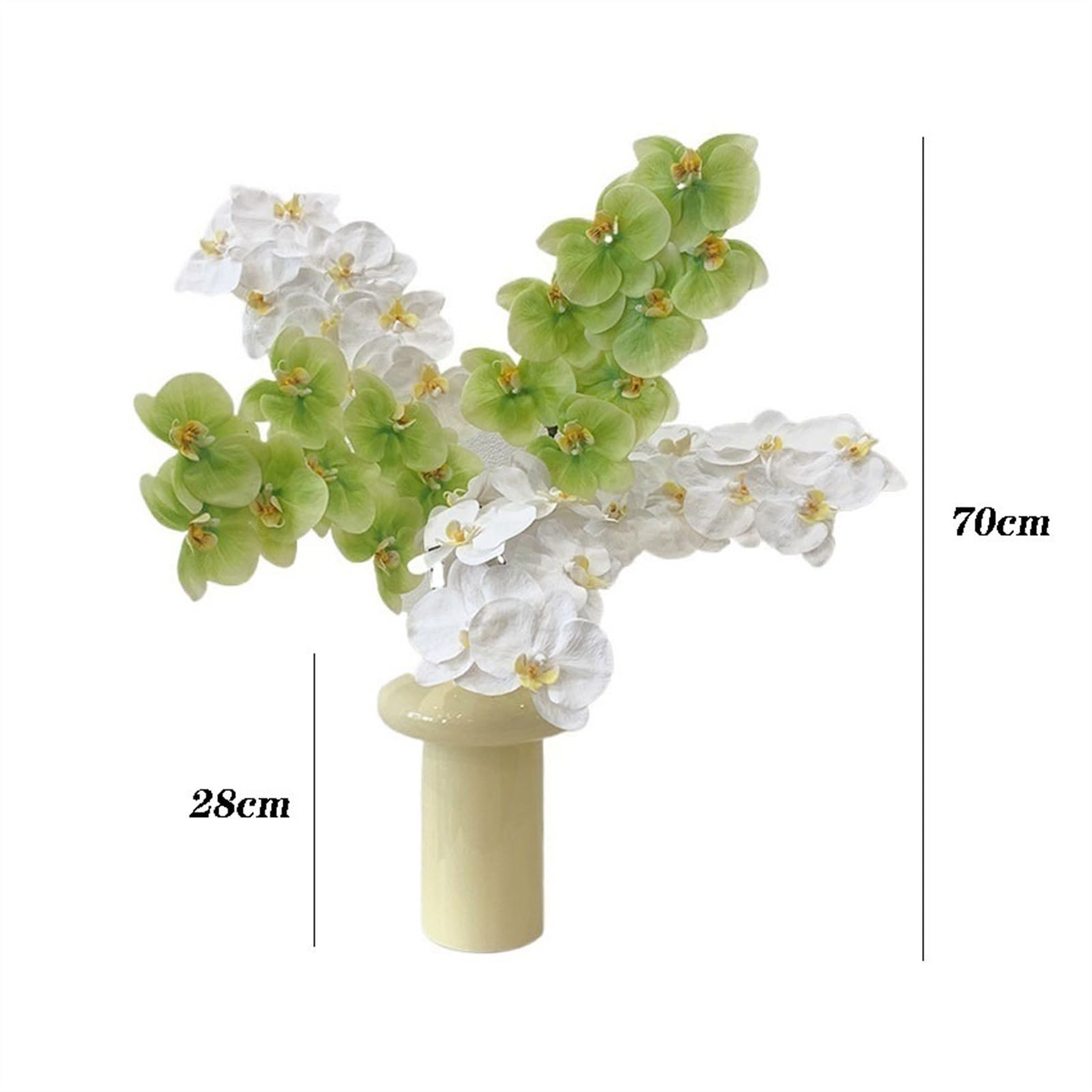 fiori artificiali in vaso Sensazione della mano idratante profumo di simulazione di iris verde casa soggiorno tavolo decorazione bouquet set di fiori finti fiori artificiali