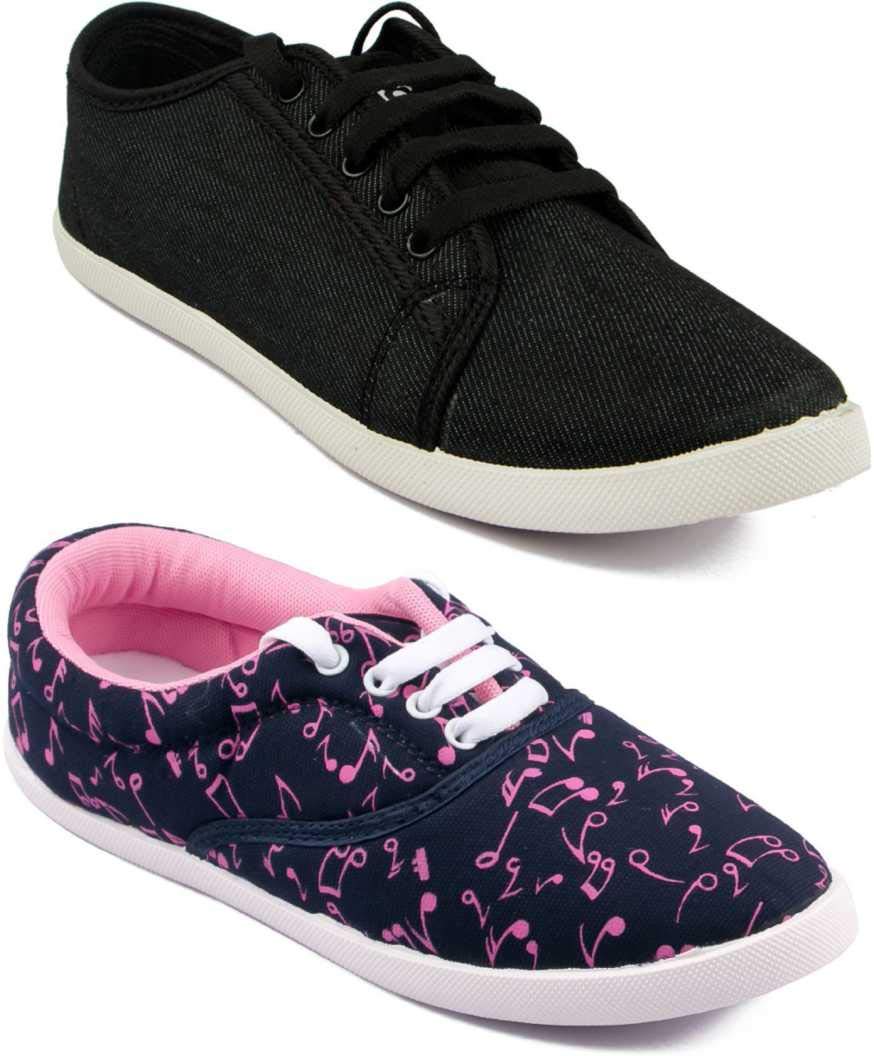 Asian Women's Casual Shoes (Set of 2 Pairs)