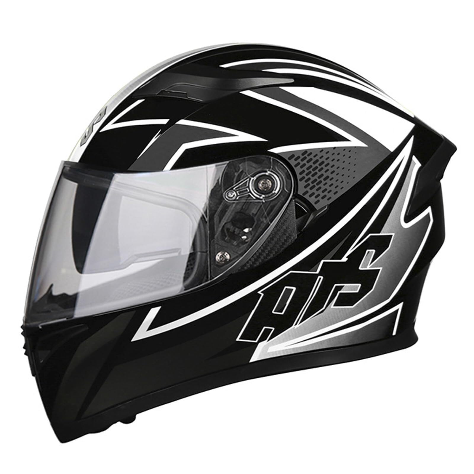 Kask Motocyklowy Szczękowy z Homologacją ECE, Kask Modułowy z Podwójną Blendą, Skorupa ABS dla Skutera i Motocykla(8,XXL)