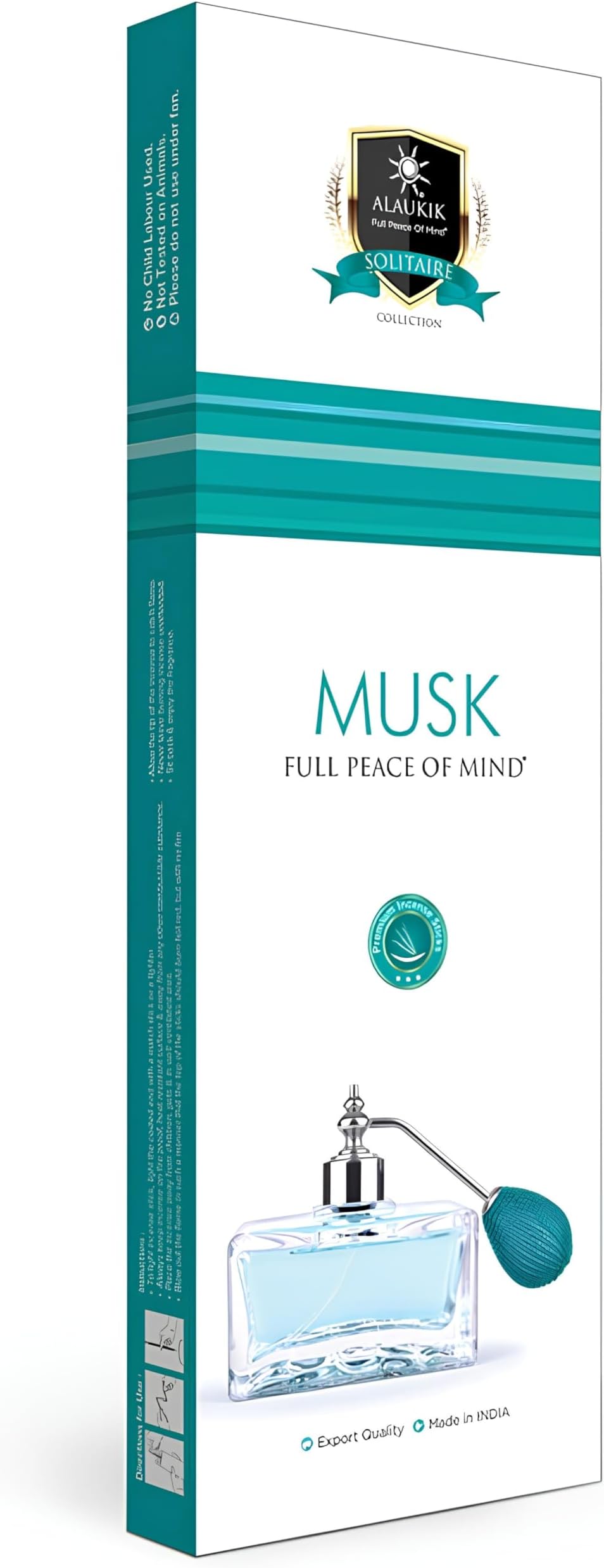 Alaukik Incense Sticks MUSK | Experience the Peaceful Fragrance for Aroma & Relaxation - 50g.