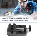 Bench Vise Aluminum Alloy C for Small Items Model Makers Woodwork with Hobby Work Jewelry