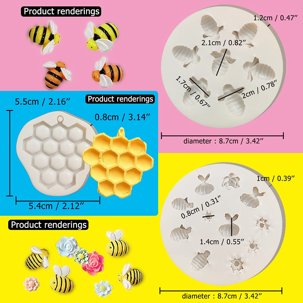 Lot De 2 Moules En Silicone En Forme De Nid D'abeilles En Forme De Nid D' Abeille, Moule à Gâteau En Dentelle, Tapis De Gaufrage, Outil De Cuisine