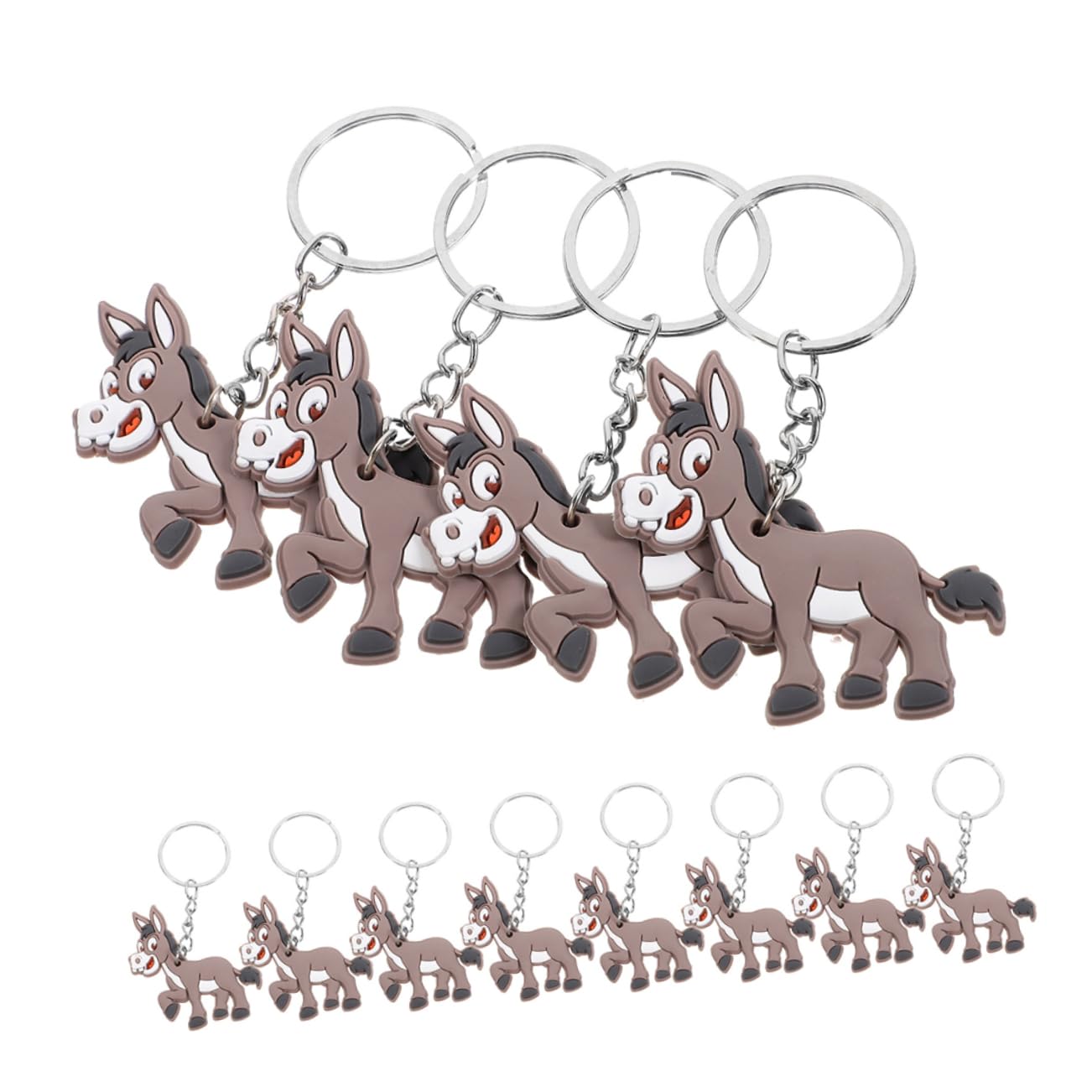 UPKOCH 60stücke Donkey Schlüsselanhänger Lustige Tierische Esel Charms Für Kindergeburtstagsfeiern Und Partygeschenke Perfektes Mitbringsel Aus Strapazierfähigem Material