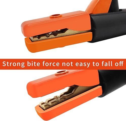 Reboot Soporte de electrodo de soldadura 300AMP Cobre Heavy Duty Jaw Holding Alicates Abrazadera de electrodo de máquina de soldadura Soldador ARC