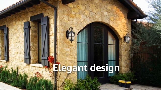 Image of YUBOLE Outdoor Wall Lights Waterproof Wall Sconce Hammered Texture Glass