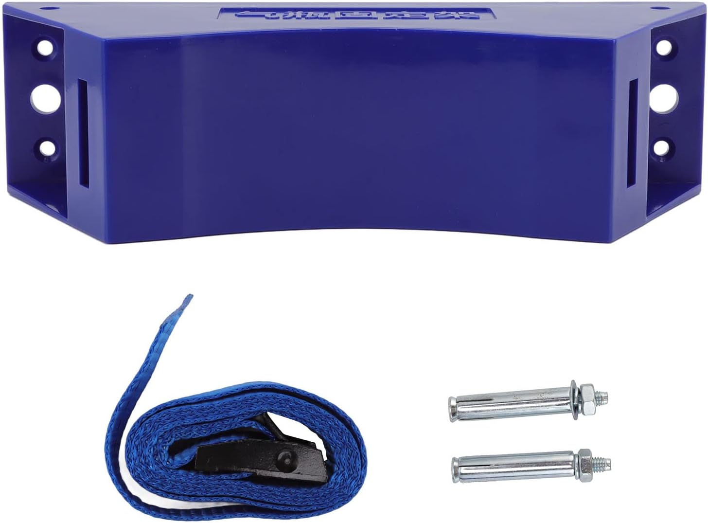 Gas Cylinder Holder , Safety Strap Cylinder Wall Mount Bracket Wear Resistant Lightweight For Hospitals (blue)