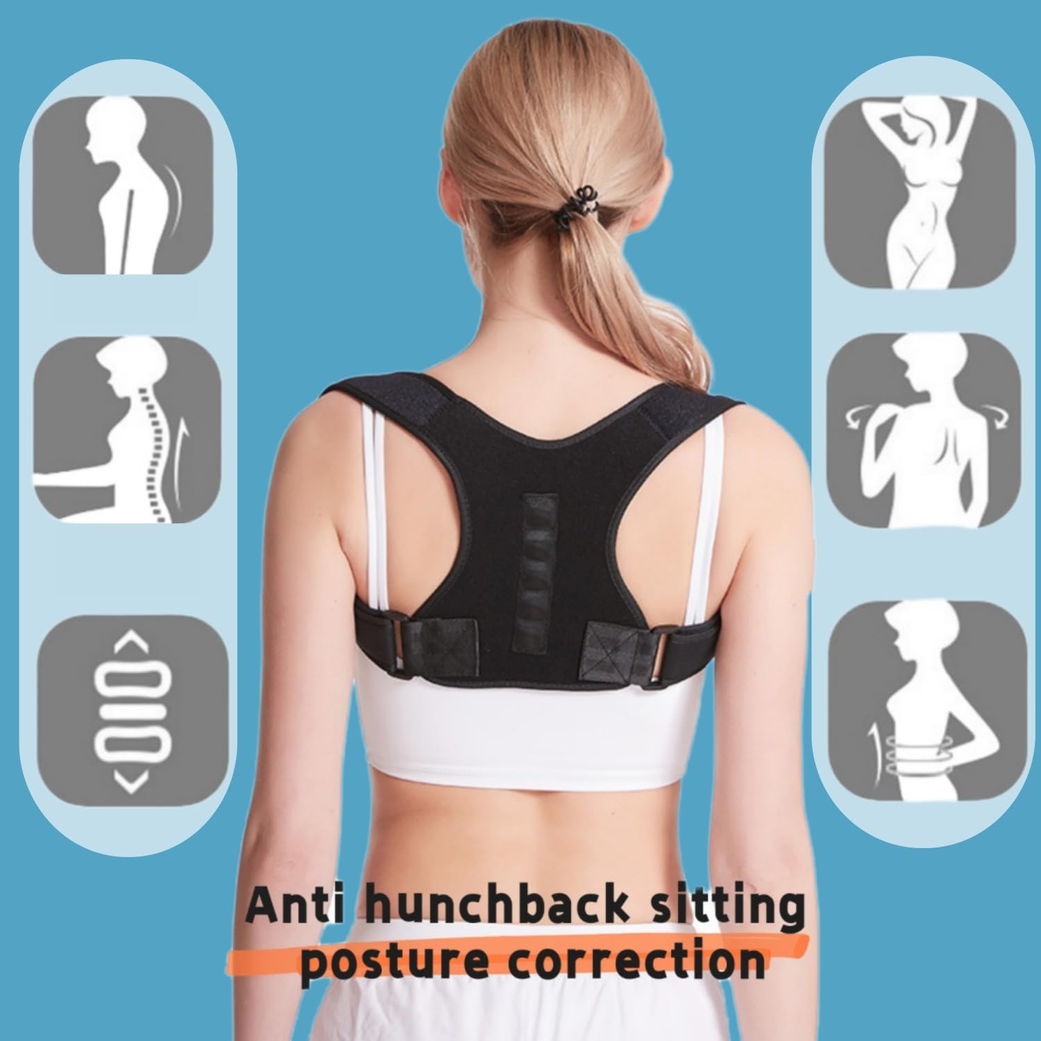 Men's & Women's Sports Vest - Back Support Fitness Tank Top for Adult Athletes - Breathable & Comfortable Workout Gear for Enhanced Performance and Safety