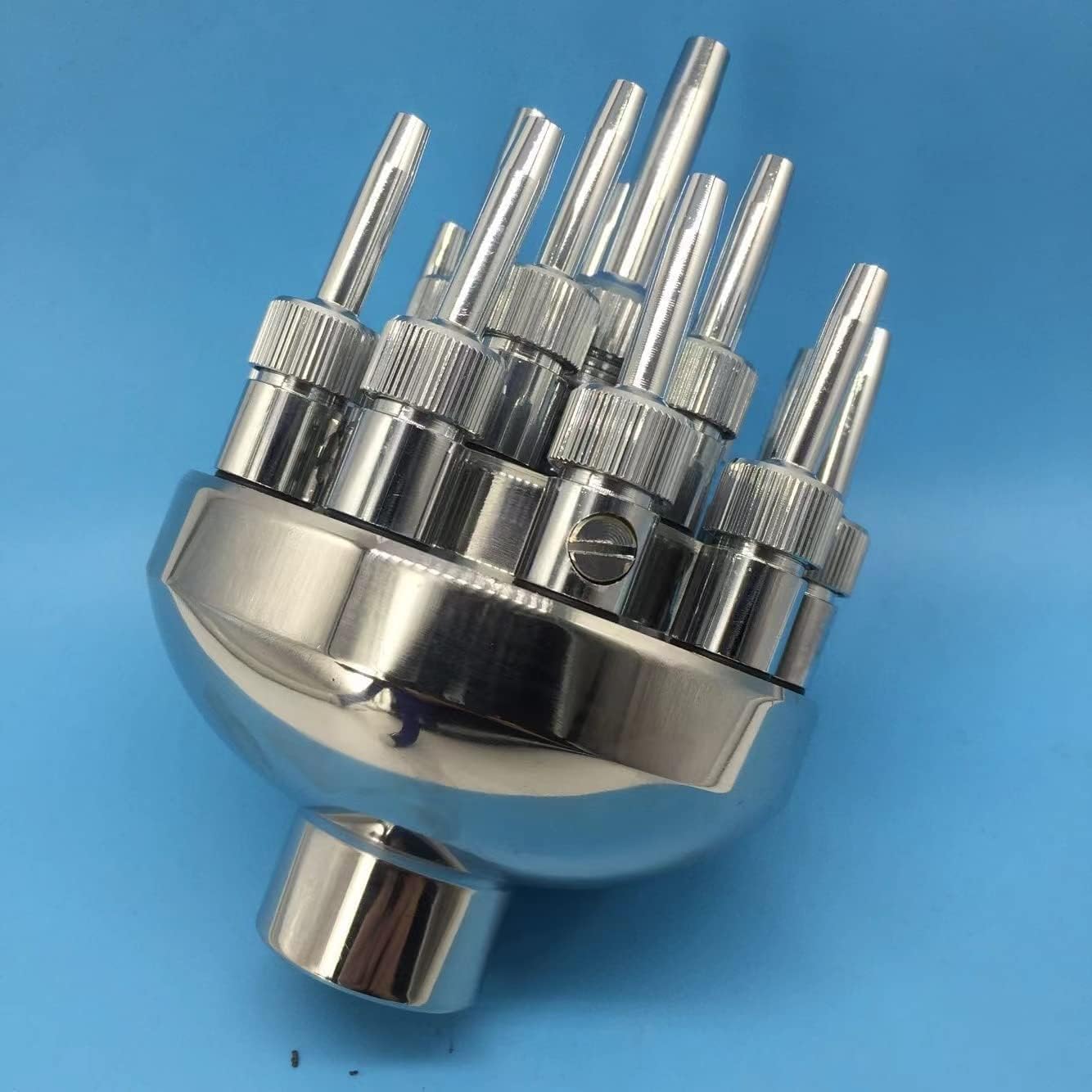 1"1-1/2"2"Brass And Stainless Steel Adjustable Three Layers Fountain Nozzle Landscape Garden Pool Fountain Equipment Fountain Heads (SS304 2inch)