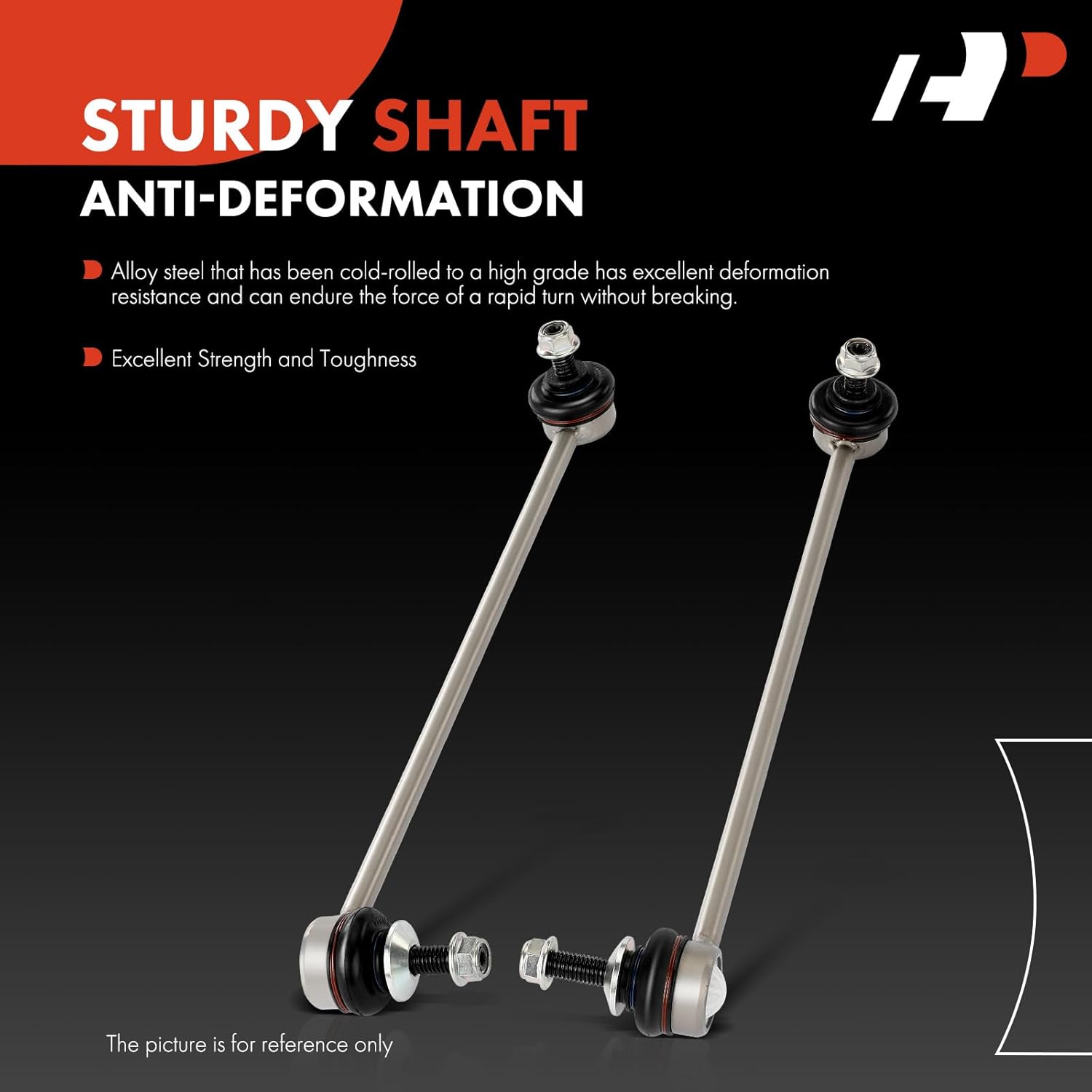 A-Premium Front Sway Bar Links Stabilizer Bar Links, Compatible with BMW M6/650i 2006-2010, 645Ci 2004-2005, 2-PC Set