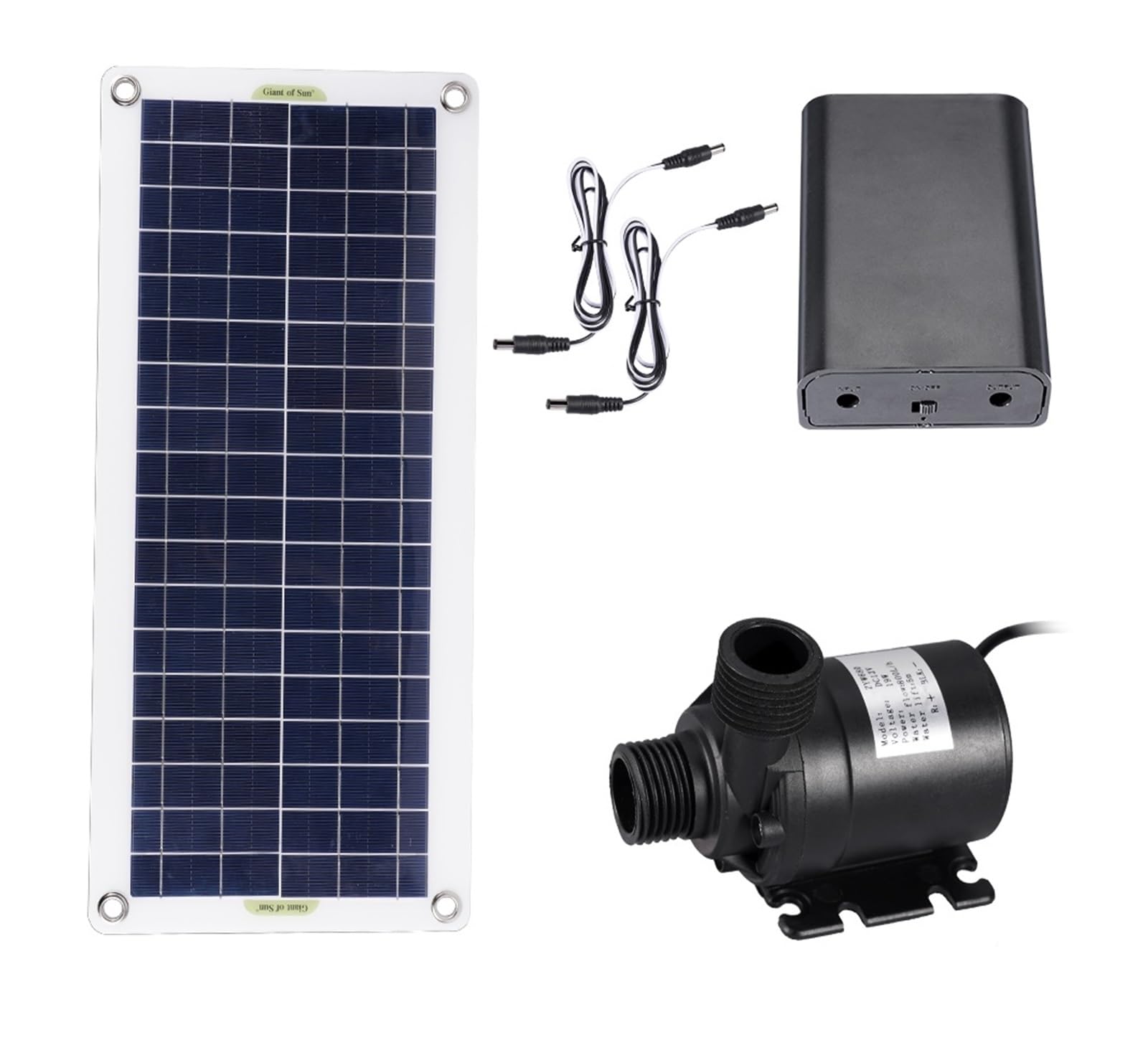 Fontana Solare Galleggiante Per Esterni Pompa Solare Per Laghetto Con 6 - Foto 2