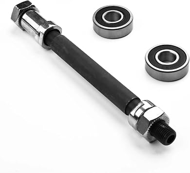 Quick Release hub Bike Bicycle Hub Axle Front/Rear Quick Release Hub Hollow Shaft Axle Adapter Steel Refit Quick Release Axles Bicycle Hub Through axle vs Quick Release