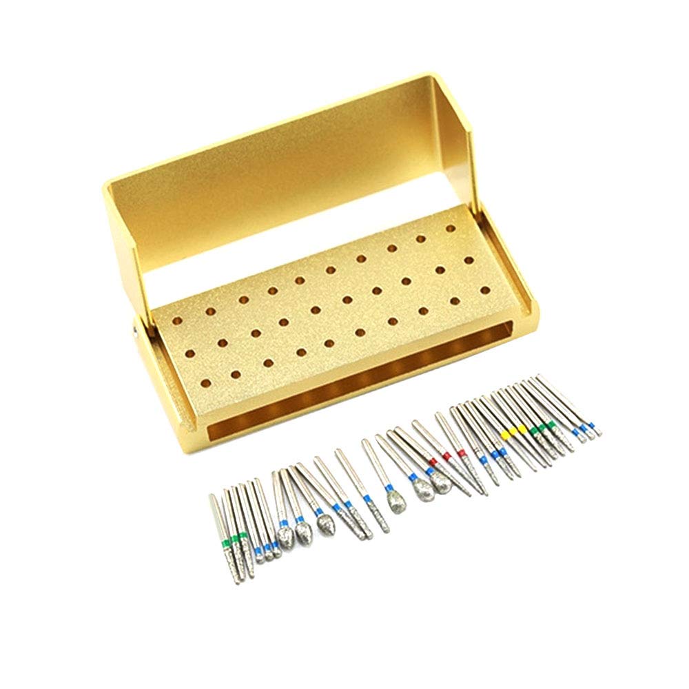 Acxico 1Box 30Pcs Diamond High SpeedDrill for Polishing Ceramic Composite