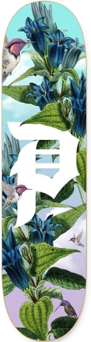 Primitive Skateboard Deck Dirty P Humming Purple 8.0inches , multi