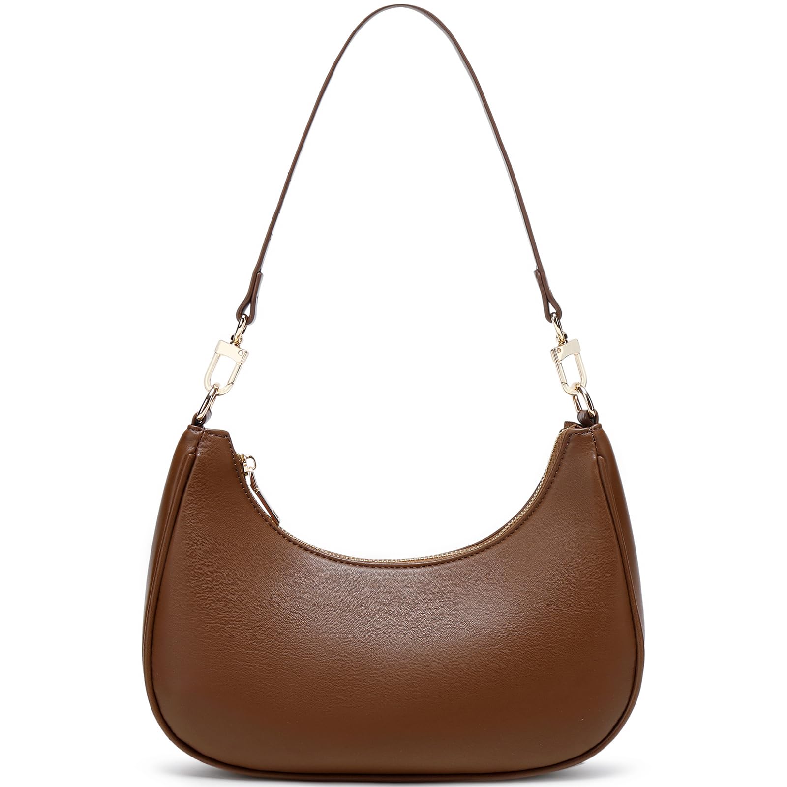 Womens Shoulder Bag Cute Hobo Purse Vintage with Zipper Pocket - Lightweight Underarm Clutch Purse for Daily Use