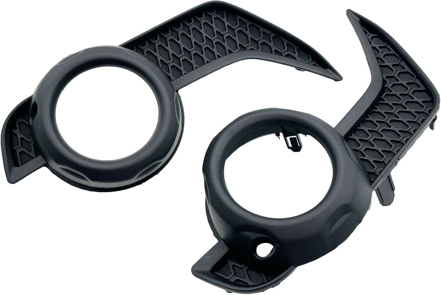 Fog Light Trim Set For 2014-2018 Toyota 4Runner Fog Light Covers Bezel Trim Surround Left & Right w/Fog Light Hole