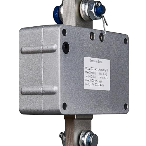 Miniatura 6 de Báscula colgante digital, báscula de grúa de 4,409.2 lbs4400 libras, báscula industrial resistente, control remoto incluido, pantalla LED