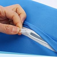 Vista 2 de DOITOOL Almohada de cuña de cama para cojín de dormir, cuña de posicionamiento para rodilla, brazo, embarazo, dormir de lado, cojín de cuña corporal