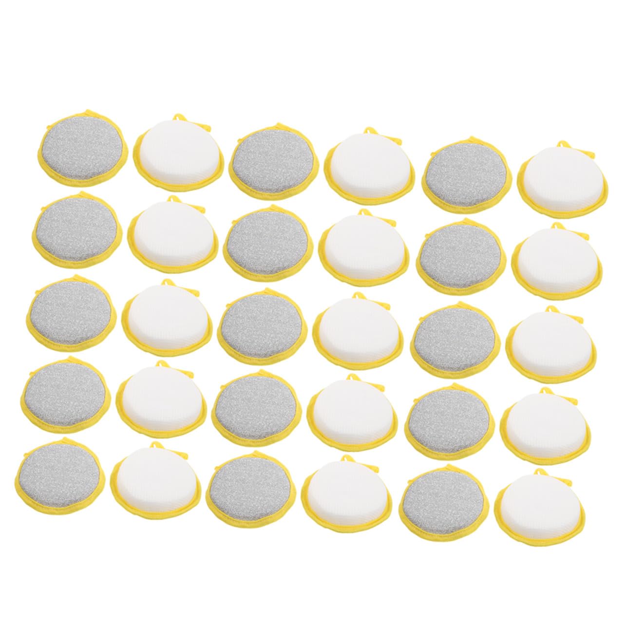 PLAFOPE 50pezzi Spugne da Cucina Doppia Faccia per Lavare Piatti Pentole e Padelle Spugna Abrasiva per Pulizia Efficiente Assorbono Grasso e Sporco Adatte Superfici Diverse