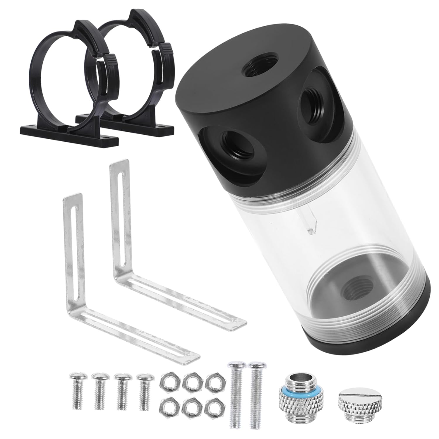Mipcase 1set Water Cooling Tank Transparent Compatible Liquid Cooling System Material Efficient Design for