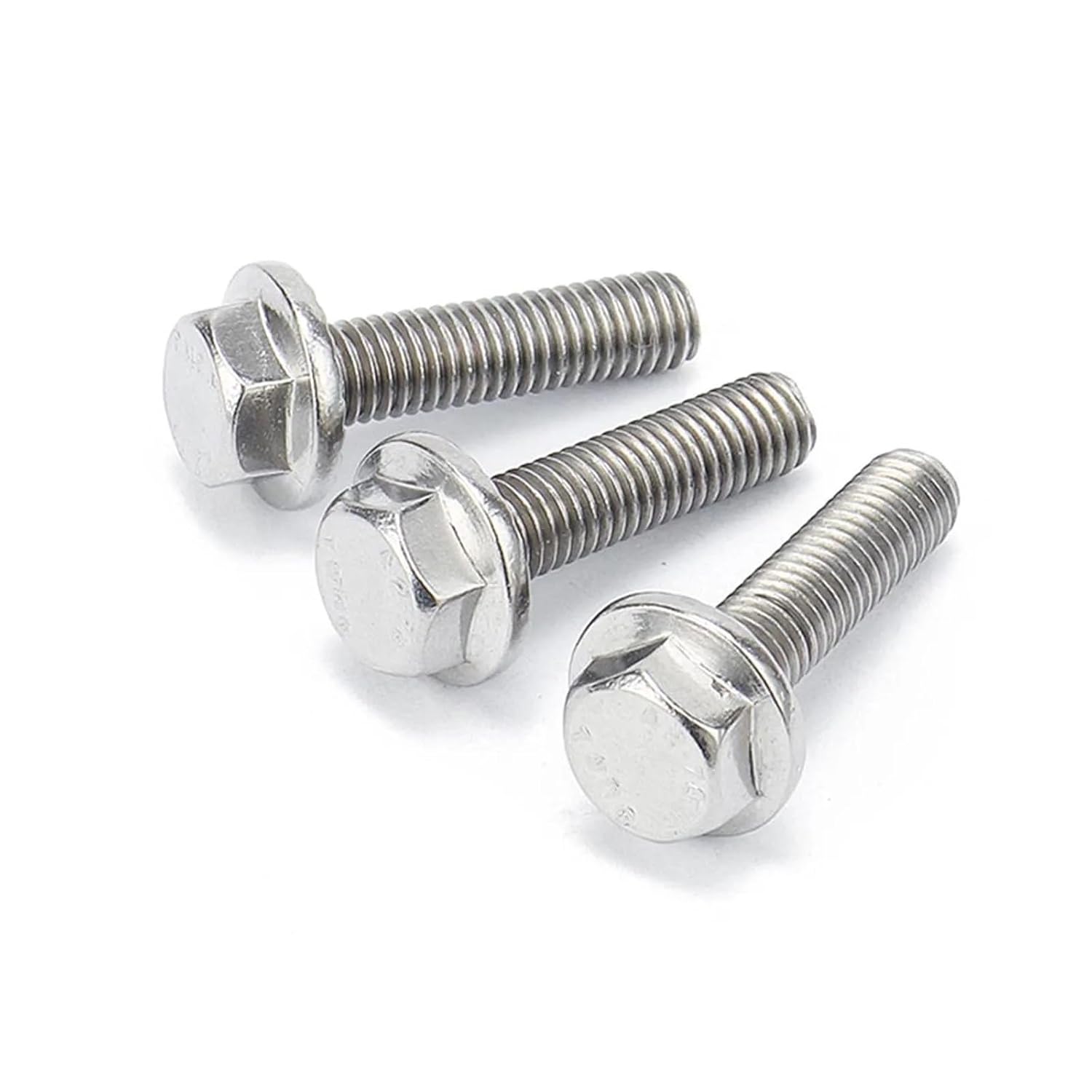 1/10Pcs 304 Stainless Steel Hexagon Head Cap Screw with Serrated Flange External Hex Washer Head Bolt GB5787 M5 M6 M8 M10 M12(14mm,1Pc M12)
