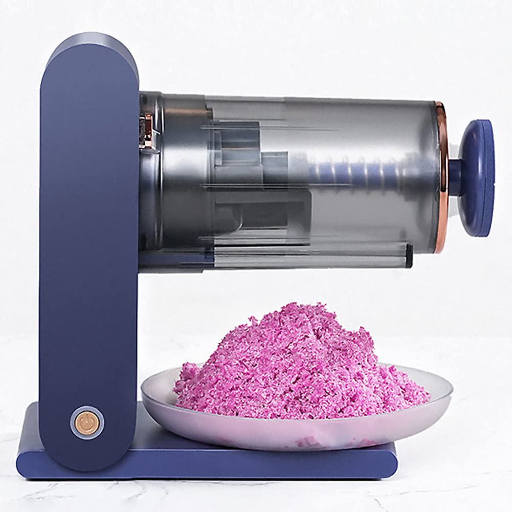 Elektryczna golarka do płatków śniegu Akumulatorowa maszyna do smoothie Kruszarka do lodu z foremkami do sopli Przenośna maszyna do robienia rożków śnieżnych Cichy rozdrabniacz lodu Łatwe do czyszcz